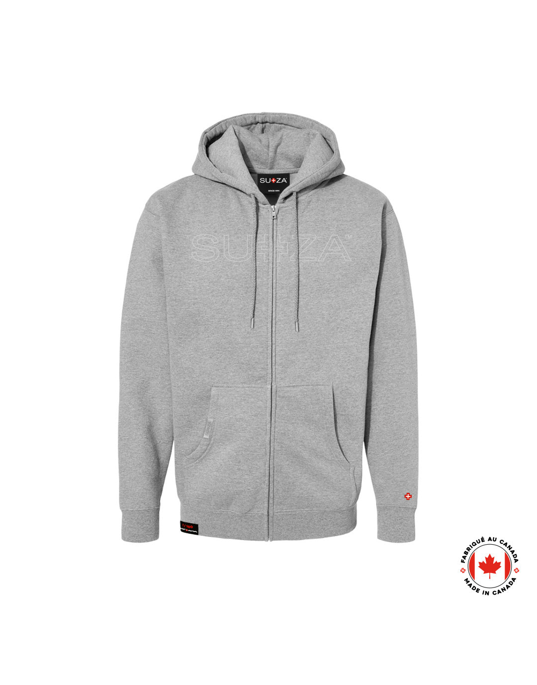 MONOCHROME + CHANDAIL À CAPUCHON AVEC ZIP | Collection Édition Limitée